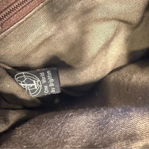 Vintage Brighton Leather Croc Embossed Crossbody Shoulder Handbag Purse EUC - Picture 8 of 16